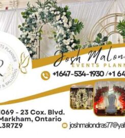 Josh Malondras Events Planner